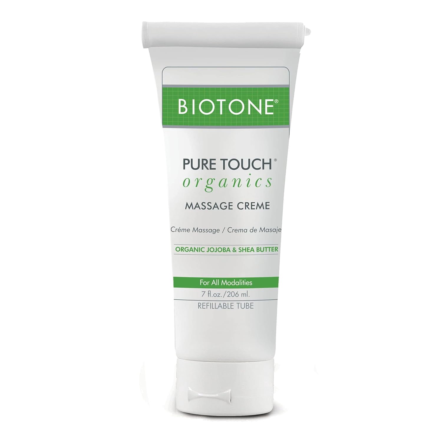 BIOTONE Pure Touch Organics Massage Crème, True Organic Massage, Rich