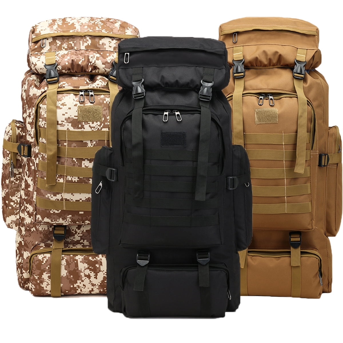 BIPOOBEE 80L Backpack Large Capacity Waterproof Bags Daypacks Rucksacks ...