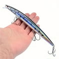 thumbnail image 1 of BIQIANWO 1pc 7.09inch 24g Laser Minnow Fishing Lure - Realistic Hard Crankbait with Treble Hooks for Bass, Trout, Catfish, and More - Durable Plastic Artificial Bait for Freshwater and Saltwater Fishi, 1 of 9