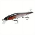 thumbnail image 1 of BIQIANWO 1pc Realistic Minnow Fishing Lure - 4.52" Sinking Hard Bait, 14g, ABS Material, Multi-Color with Treble Hooks & Clear Blade - Perfect for Pike, Carp, Tuna, Salmon & More, Fishing Bait, 1 of 9