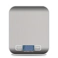 thumbnail image 1 of BIQIANWO Digital Kitchen Scale 10kg/22lbs - High Precision Food Scale for Baking and Cooking, Dual Unit Display in Grams and Ounces, Easy to Clean Stainless Steel, Battery Powered (No Battery Included, 1 of 8