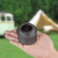 thumbnail image 1 of BIQIANWO Mini Outdoor Portable Camping Stove, Aluminum Alloy, No Ignition Function, Black and Silver Colors, Portable and Lightweight, No Magnesium Rod or Flint Included, 1 of 8