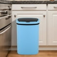 thumbnail image 1 of BIQWBIC 13 Gallon Tall Kitchen Garbage Can | Touch-Free Motion Sensor | High-Capacity Kitchen Trash Can | Waterproof Office Trash Can | Bathroom & Bedroom Trash Can- 49L Waste Bin (1, Blue), 1 of 7