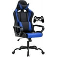 thumbnail image 1 of BIQWBIC Gaming Chair, High-Back Ergonomic Video Game Chair for Teen, with Adjustable Seat, Lumbar Support, Armrest and Headrest, Blue, 1 of 7