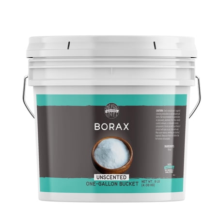 BIRCH & MEADOW Borax, 1 Gallon Bucket, Unscented, Cleaning, Laundry Additive