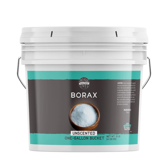 BIRCH & MEADOW Borax, 1 Gallon Bucket, Unscented, Cleaning, Laundry Additive