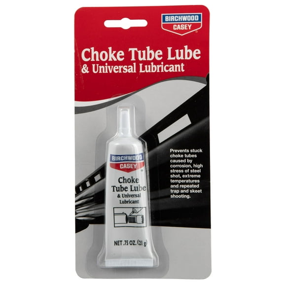 Birchwood Casey Choke Tube Lube Grease, 0.75oz Universal Gun Lubricant for Choke Tube Stuck Prevention, Galling & Corrosion Protection