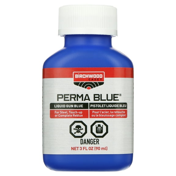 Birchwood Casey PERMA BLUE LIQUID Air Gun Shotgun Blueing 90ml [13125] Blue Rifle
