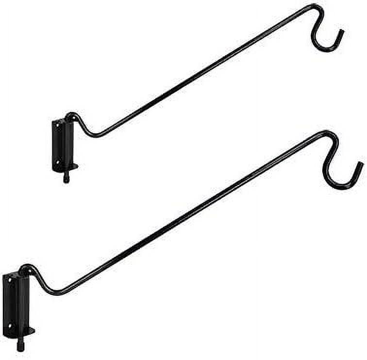 Stokes Select Bird Feeder Multi Hook - Weatherproof, Hanging, Powder Coated - Set of 2, Black — Residential Use, Standard Application