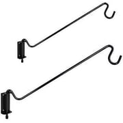 Stokes Select Bird Feeder Multi Hook - Weatherproof, Hanging, Powder Coated - Set of 2, Black   Residential Use, Standard Application