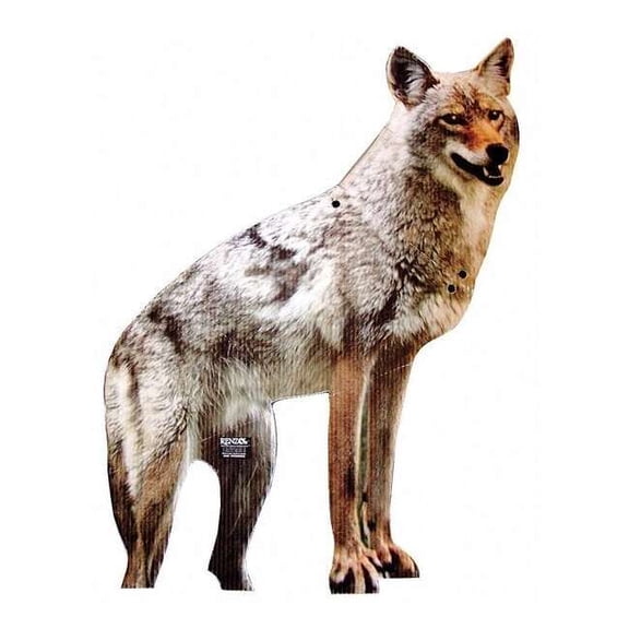 BIRD-X INC. Coyote Decoy, 20 in H, Pet Deterrent, 24 in L x 1 in W, with Mounting Stakes, 4 lb