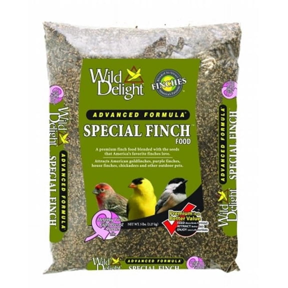 Wild Delight 381050 Special Finch Finches Sunflower Kernels Wild Bird Food 5 Lb