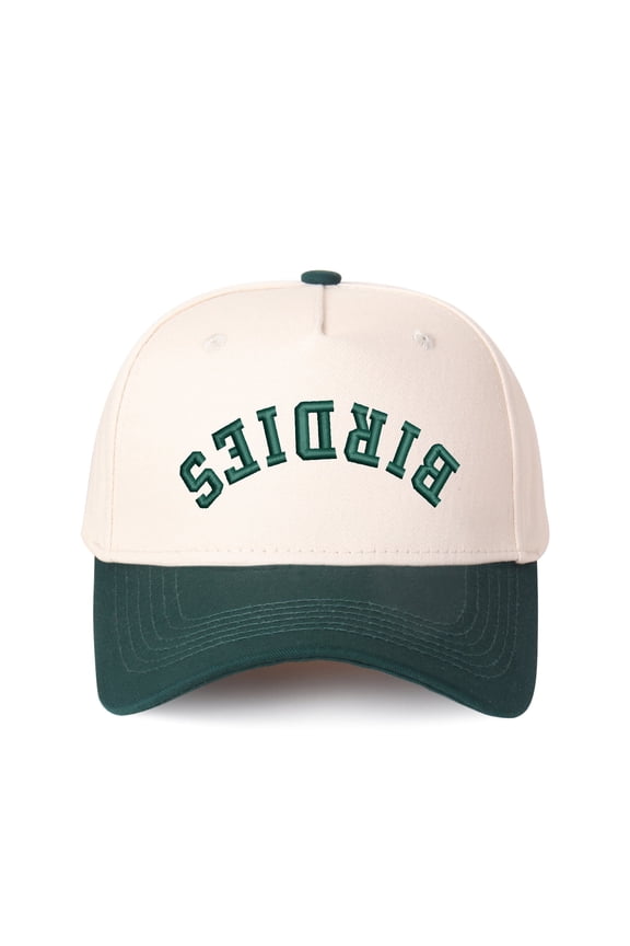 BIRDIES Embroidered Patchwork Trucker Cap | Adjustable Unisex Snapback, Golf Essential