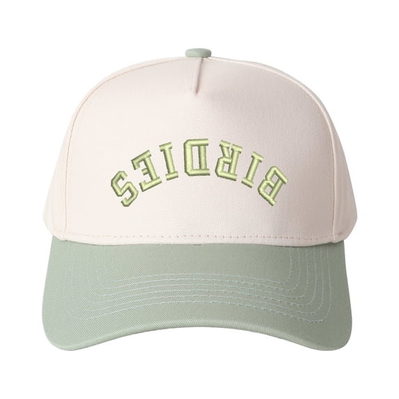 BIRDIES Embroidered Patchwork Trucker Cap | Adjustable Unisex Snapback, Golf Essential