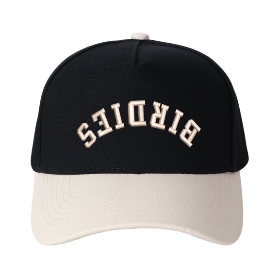 BIRDIES Embroidered Patchwork Trucker Cap | Adjustable Unisex Snapback, Golf Essential