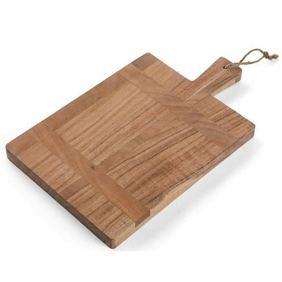 BirdRock Home 16" Charcuterie Serving Board - Wooden Inlay Design