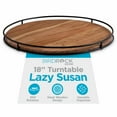 BIRDROCK HOME Wooden Lazy Susan Turntable - Countertop, Cabinet, and ...