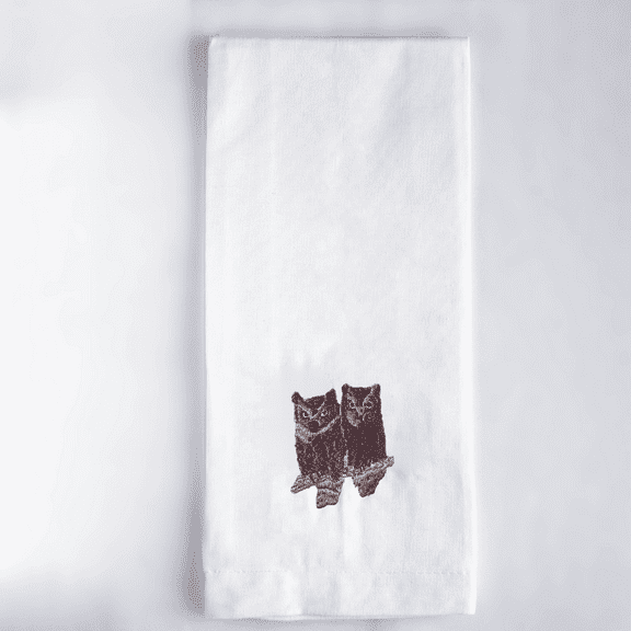 BIRDS TEA TOWELS - OWLS