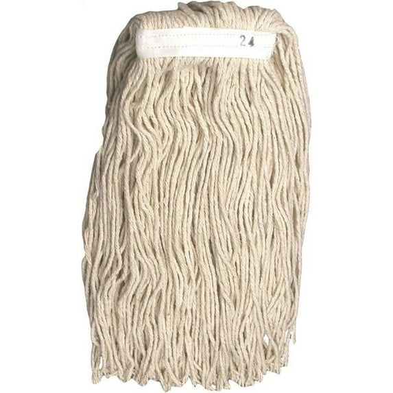 BIRDWELL 9051-12 Saddle Mop Head, 1-1/4 in Headband, Cotton
