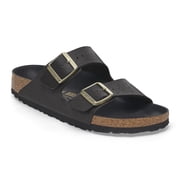 BIRKENSTOCK ARIZONA BS BIRKO-FLOR EMBOSSED Women Sandals Saffiano Black N
