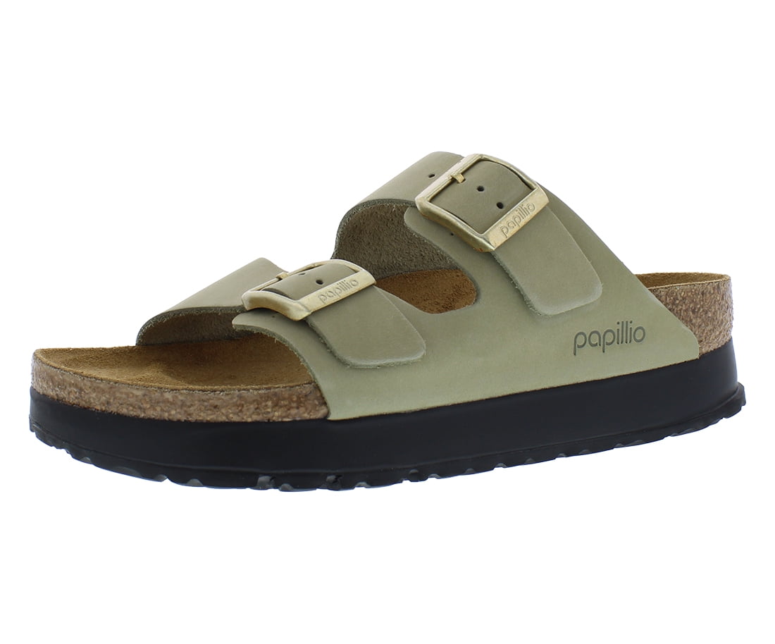 Birkenstock Arizona Papillio Flex Platform Narrow Unisex Shoes Size 3, Color: Eucalyptus