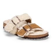 BIRKENSTOCK ARIZONA SHEARLING Clogs Mink Natural