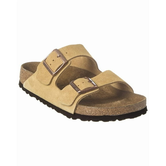 Birkenstock Arizona Suede Sandal, 36, Beige