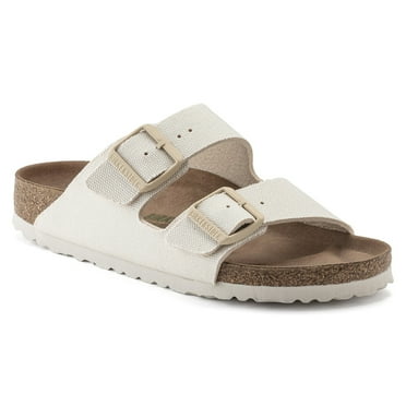 BIRKENSTOCK ARIZONA VEGAN Textile Sandals Eggshell