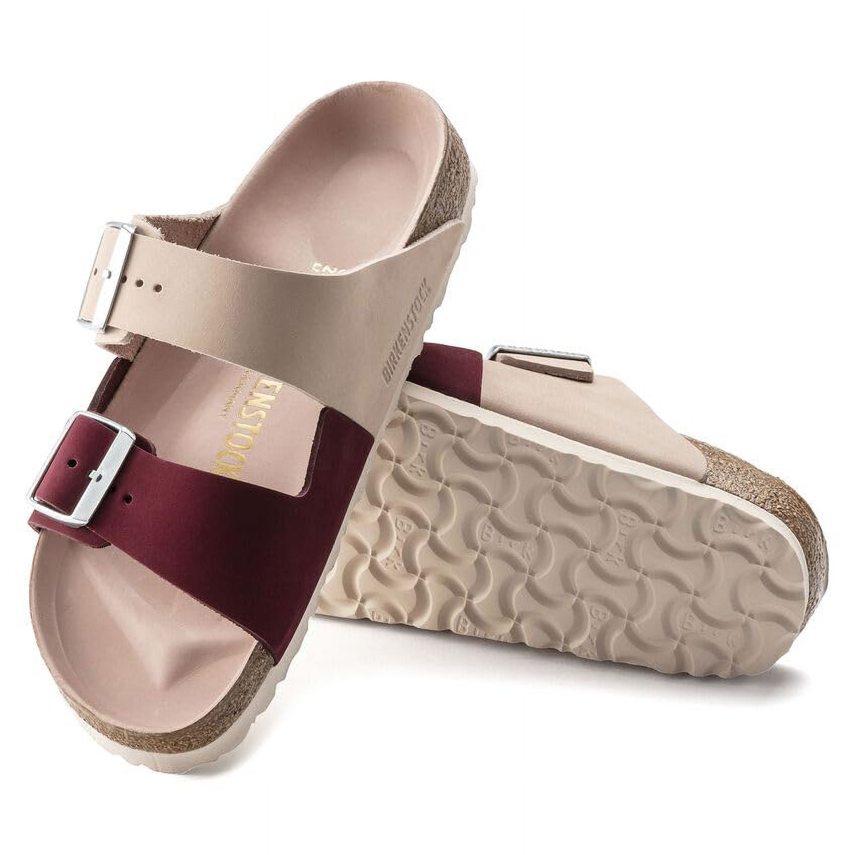 BIRKENSTOCK Arizona Split Color block Nubuck Sandals - A Modern