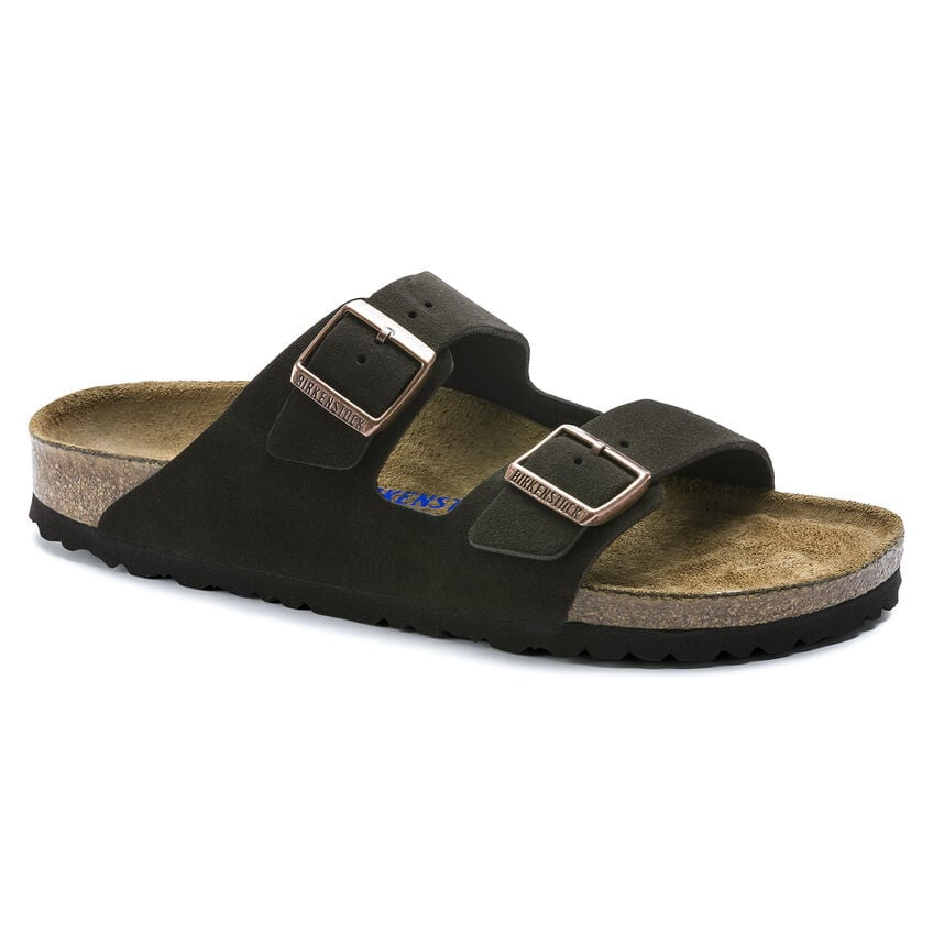 Birkenstock Arizona Soft Footbed Mocha Suede Regular Width - EU Size 37 / Women's US Size 6-6.5