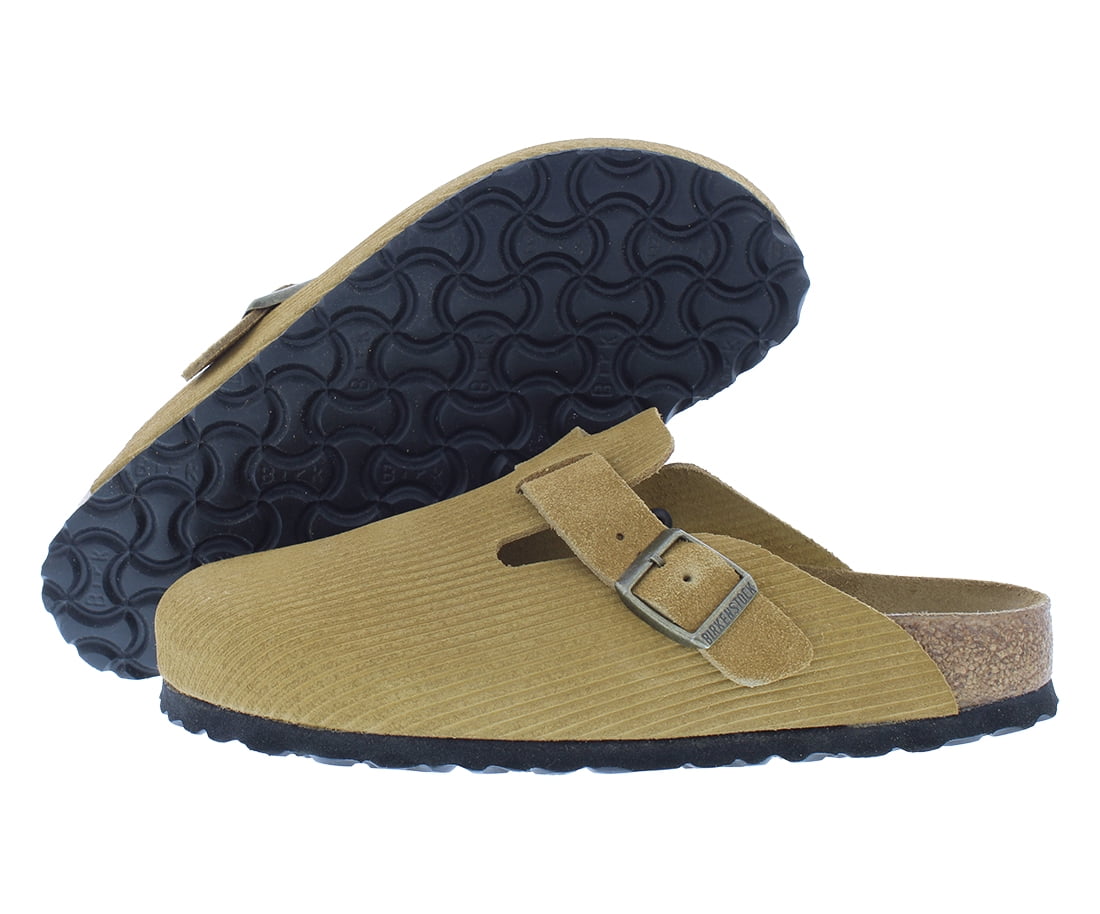 Birkenstock Boston Narrow Unisex Shoes Size 8, Color: Corduroy Cork Brown