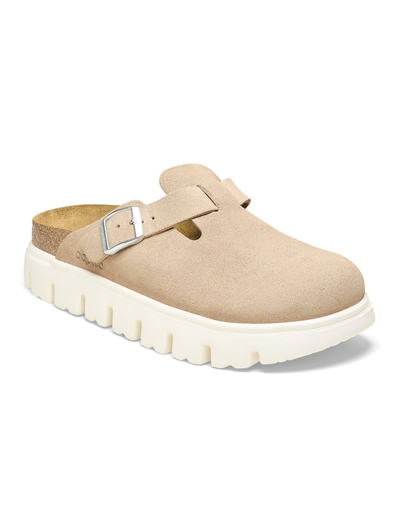 Papillio by Birkenstock Boston Chunky Narrow Suede Clog, 42