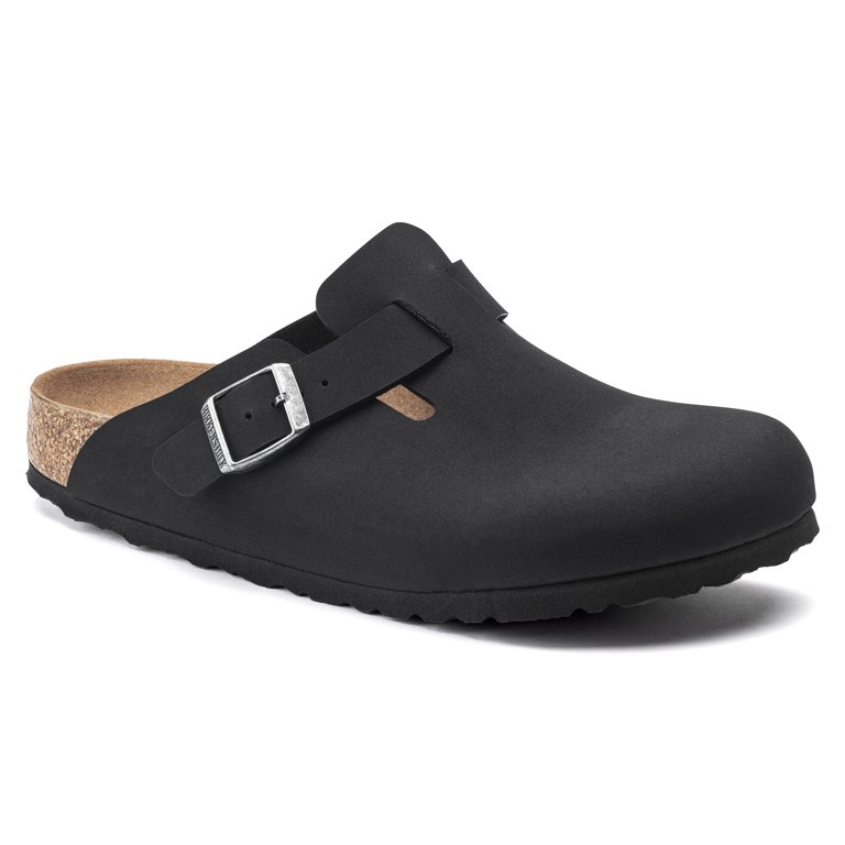 Birkenstock Boston Vegan Clogs, Adjustable Strap, Cork Footbed