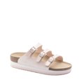 thumbnail image 1 of BIRKENSTOCK Unisex Adult 37 1015872 Icy Metallic Light Rose Birko-flor, 1 of 1