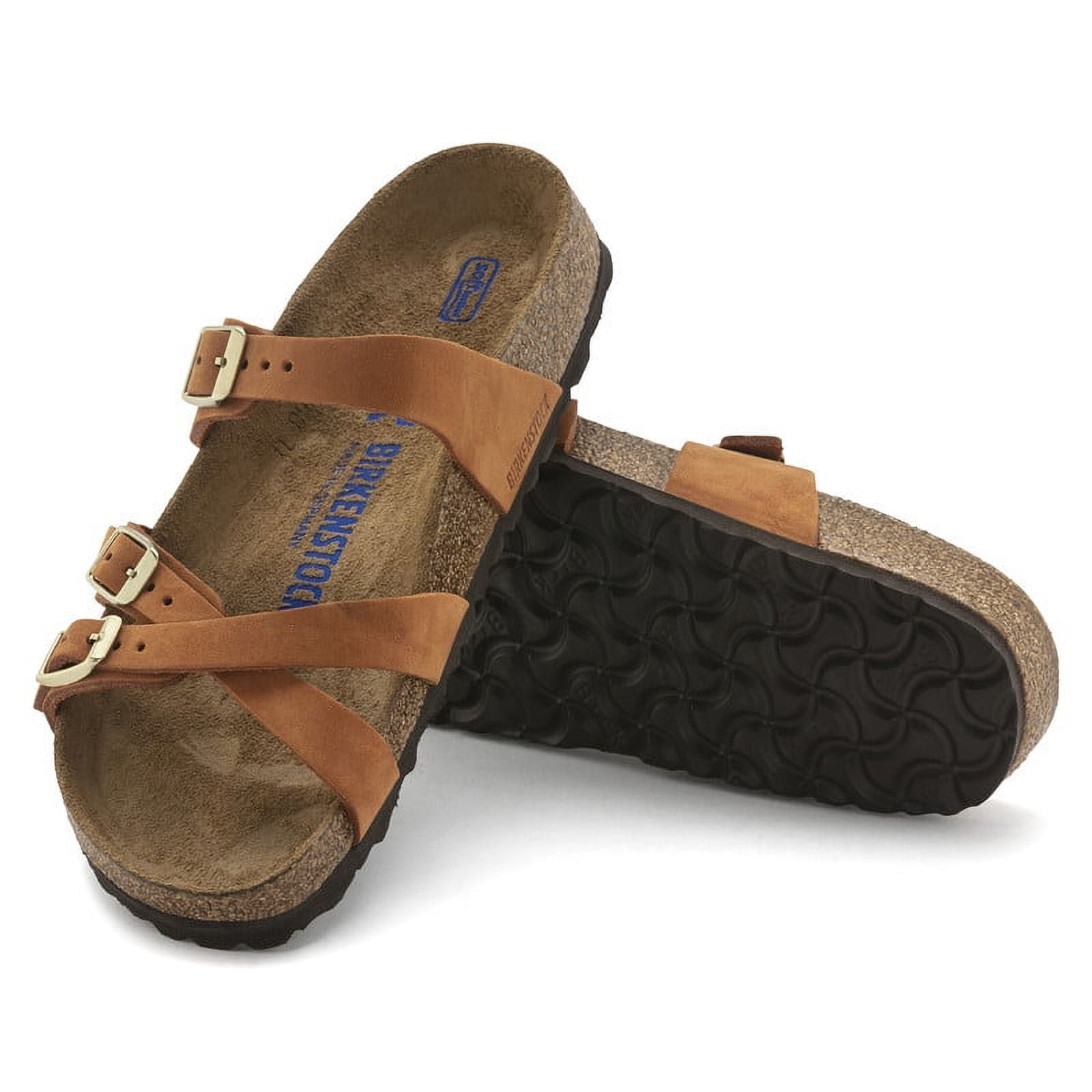 Birkenstock Franca Narrow Leather Sandal, 39, Brown