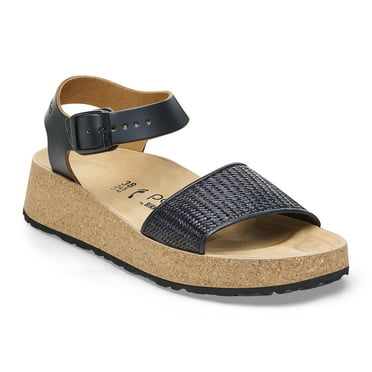 BIRKENSTOCK GLENDA Sandals Black Raffia