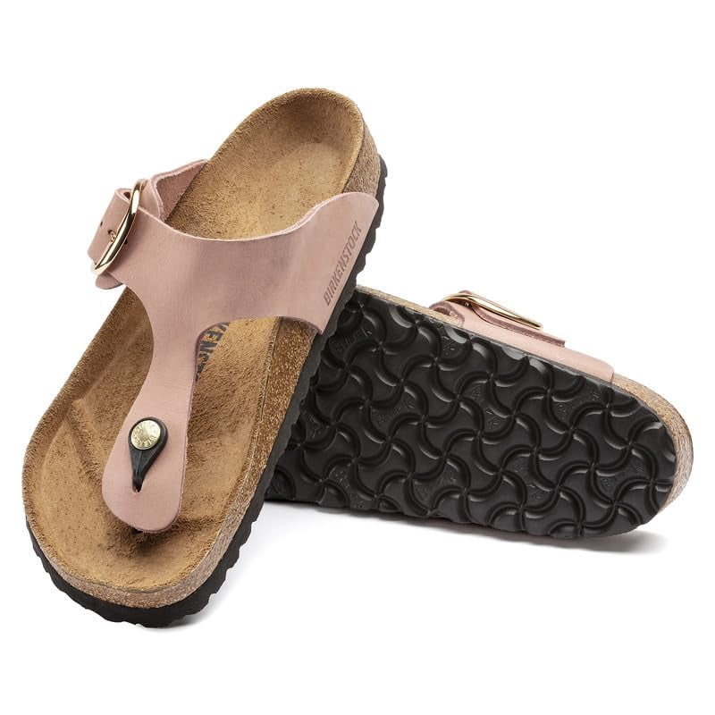 Birkenstock Gizeh Big Buckle Leather Sandal, 36, Pink