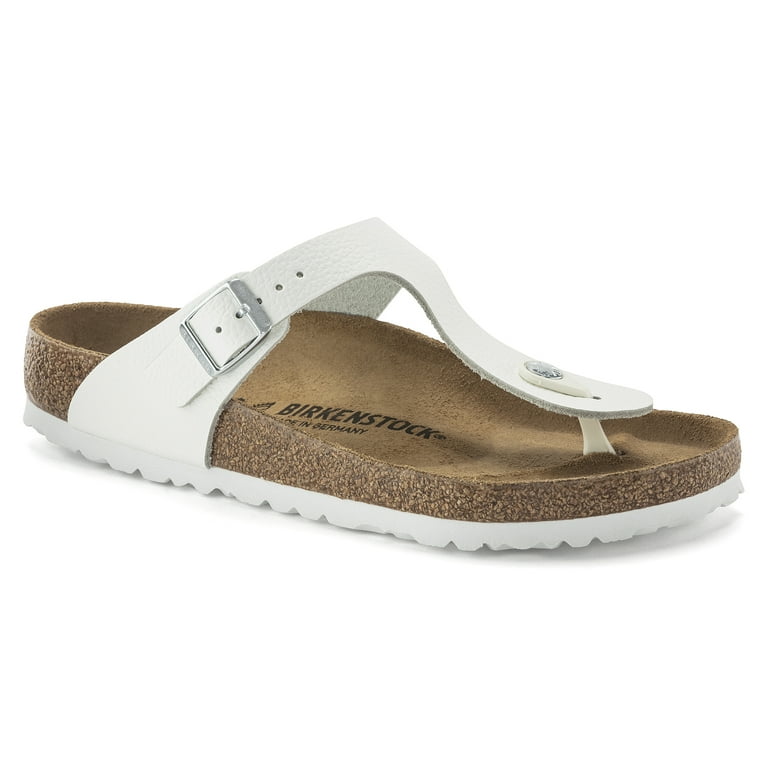 BIRKENSTOCK x UNITED ARROWS GIZEH 白 37 Birkenstock Gizeh Leather Sandal, 37, White - Walmart.com