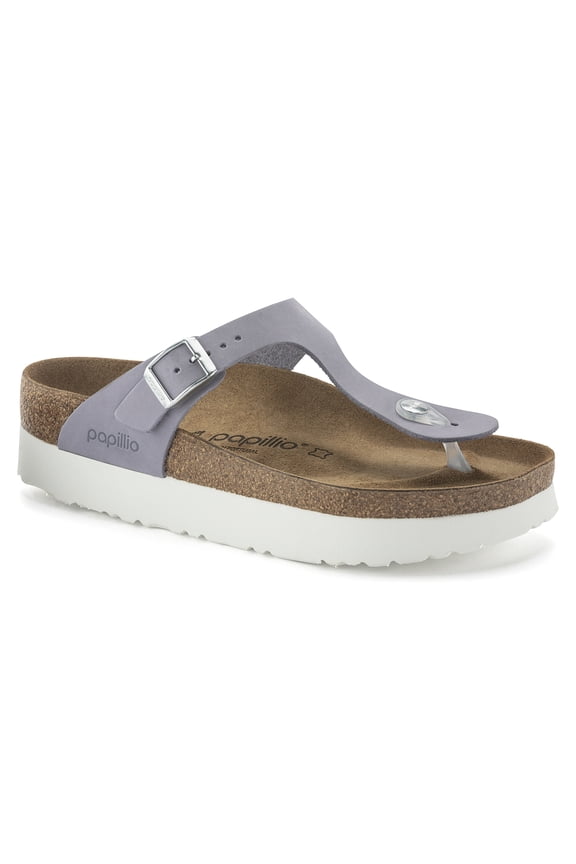 Gizeh Platform Nubuck Leather Sandals