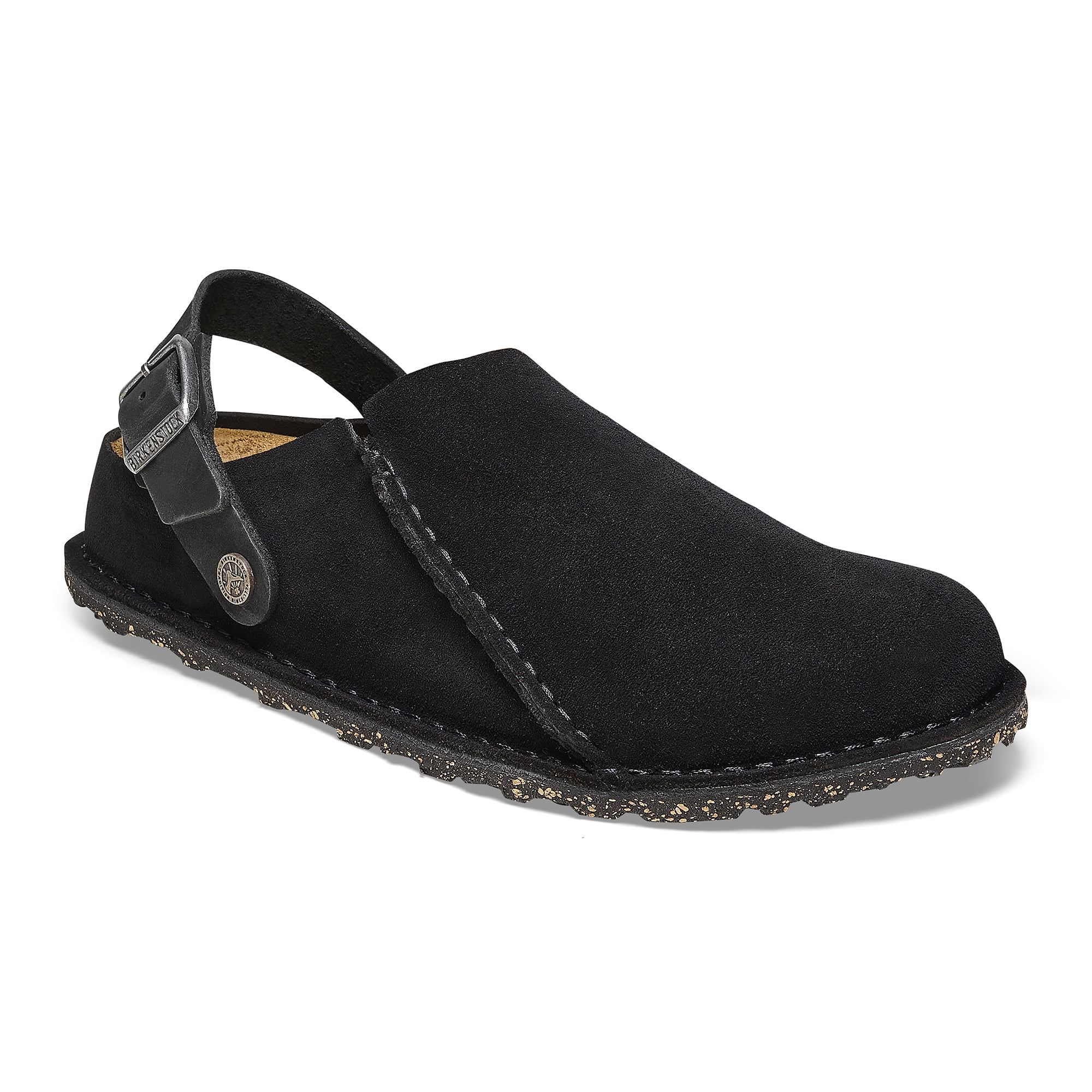 Birkenstock Lutry Premium Suede Black  1025323 Men's Size 8