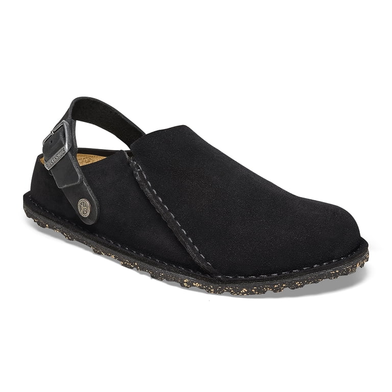 Birkenstock Lutry Premium Suede Black 1025323 Men display picture 2