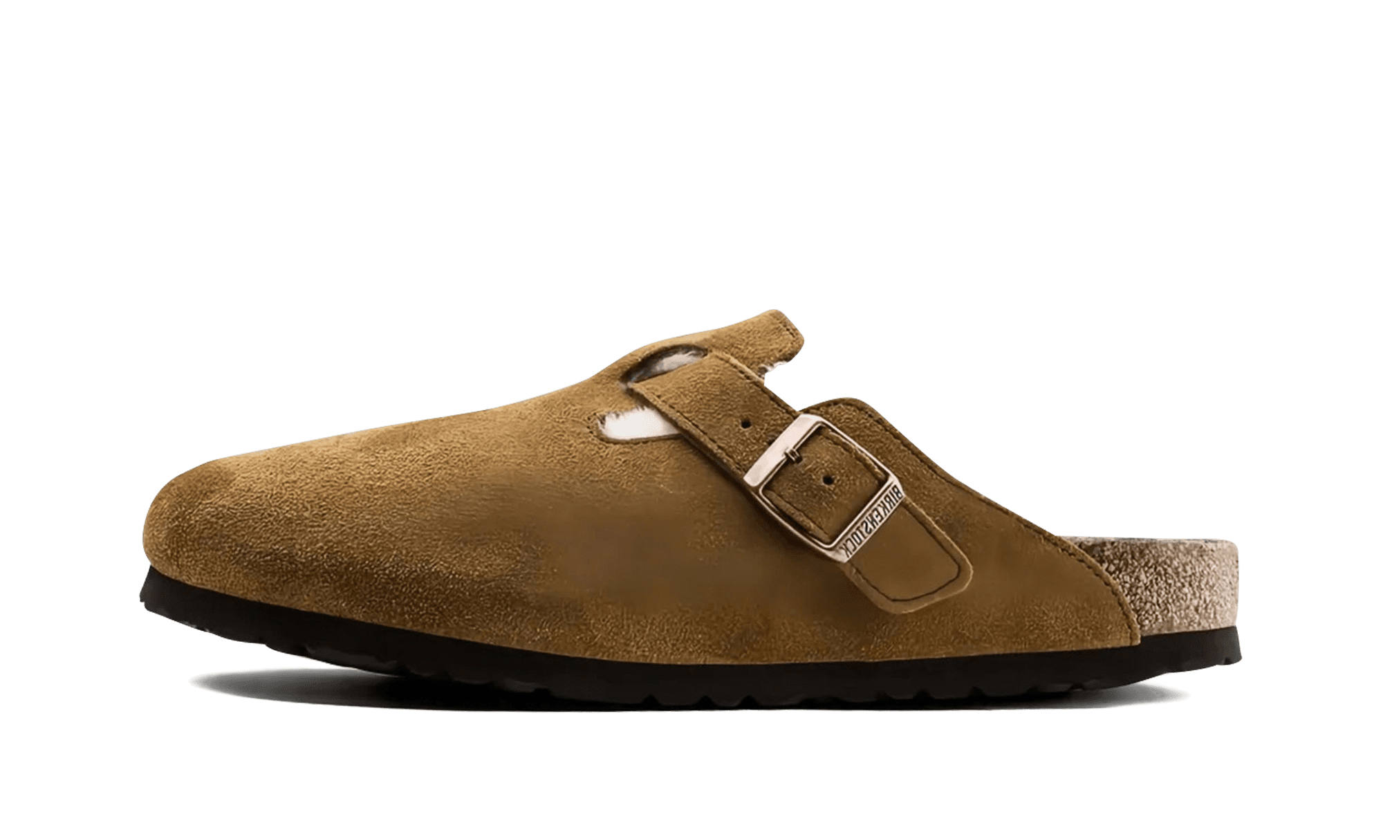 BIRKENSTOCK MENS BOSTON SHEARLING "Suede Leather - Mink" 1001140 1001140 from Stadium Goods