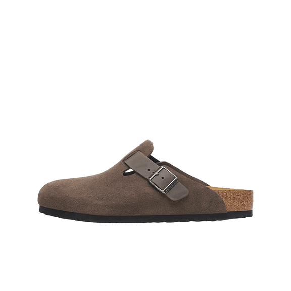 BIRKENSTOCK MENS Boston BS Suede "Concrete Gray" 1029210 1029210 from Stadium Goods