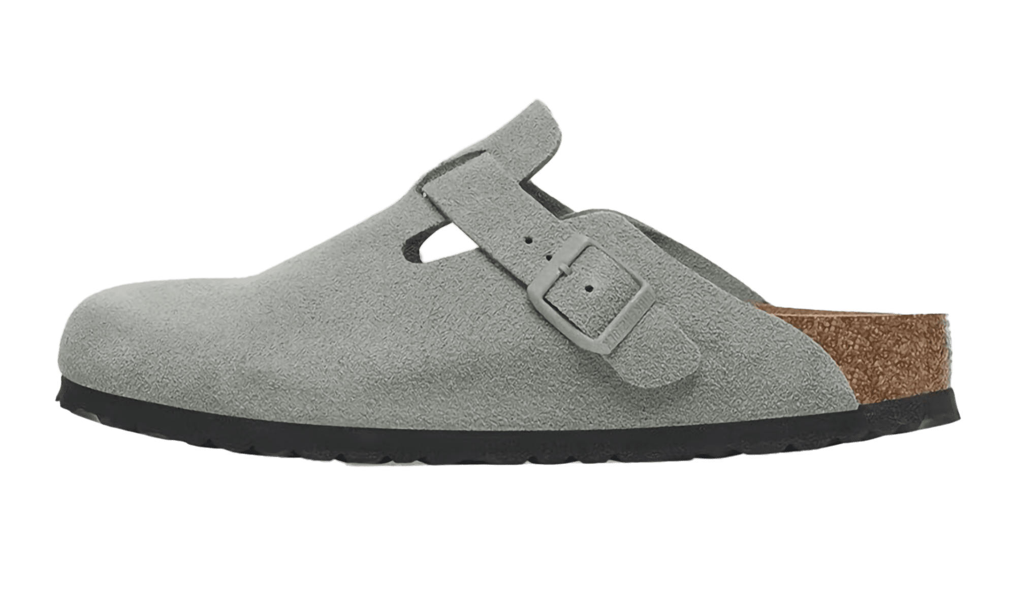 BIRKENSTOCK MENS Boston BS Suede "Pure Sage" 1029801 1029801 from Stadium Goods