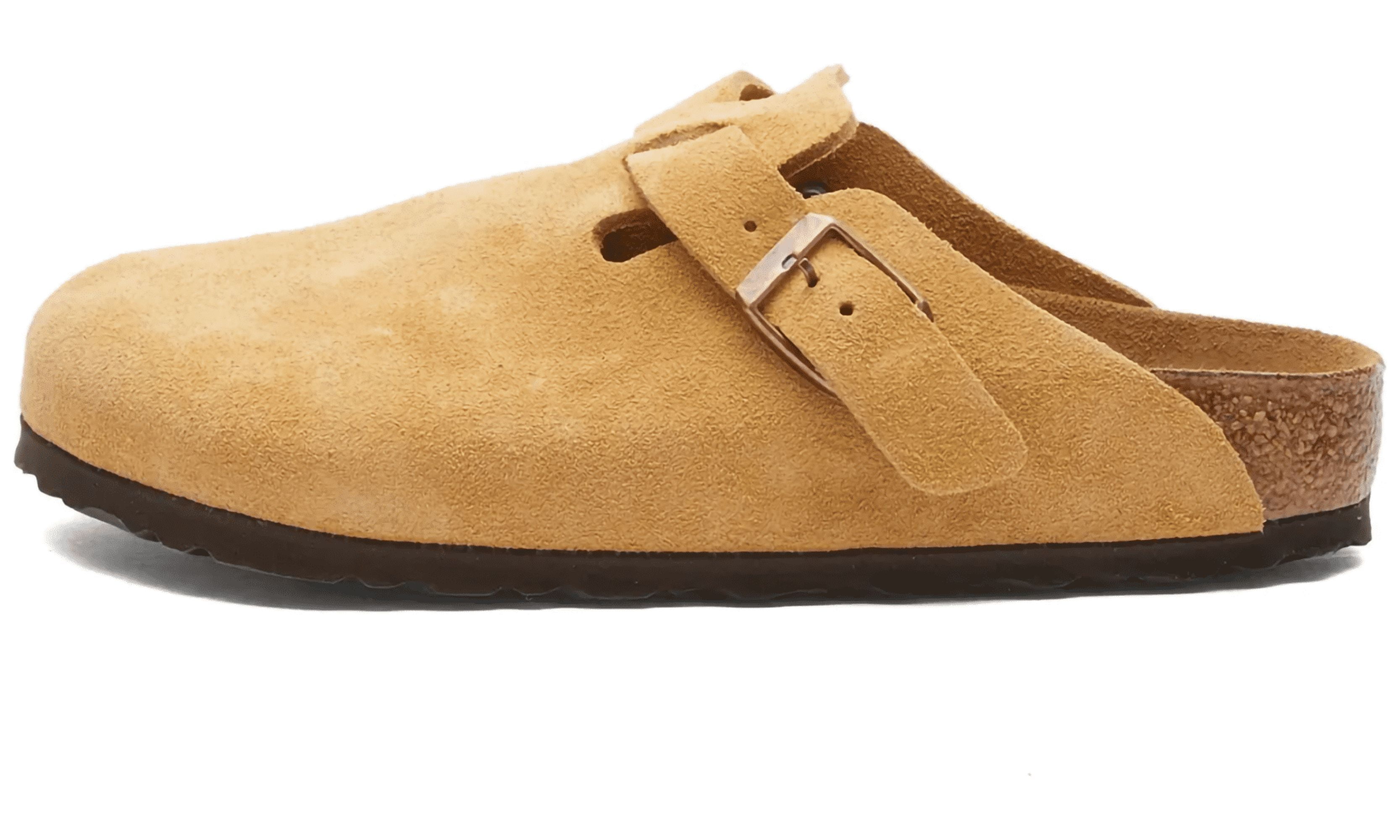 BIRKENSTOCK MENS Boston "Latte Cream - Regular/Wide" 1026181 Latte Cream 1026181 Latte Cream from Stadium Goods
