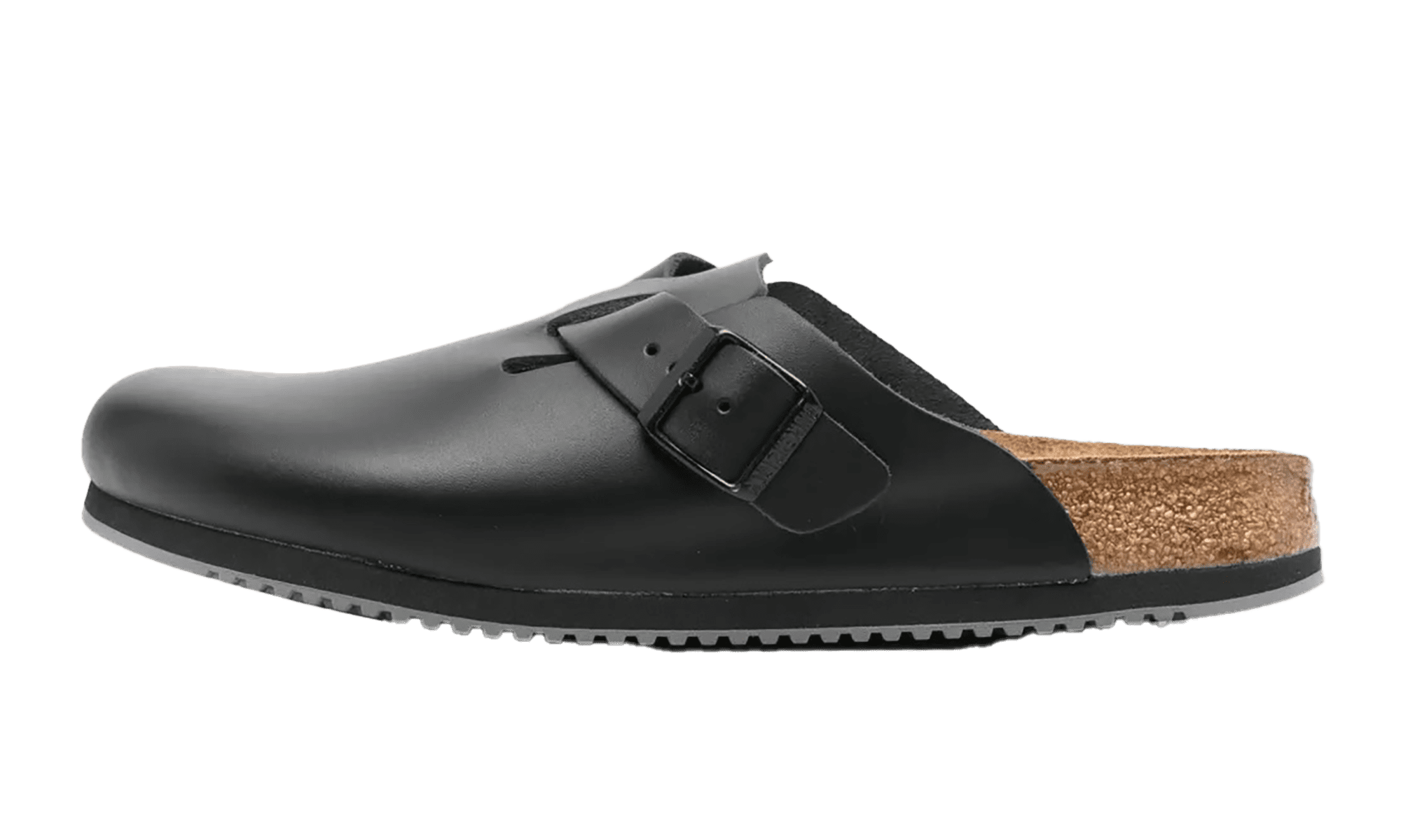 BIRKENSTOCK MENS Boston Super Grip "Black-Narrow Fit" 60196 60196 from Stadium Goods
