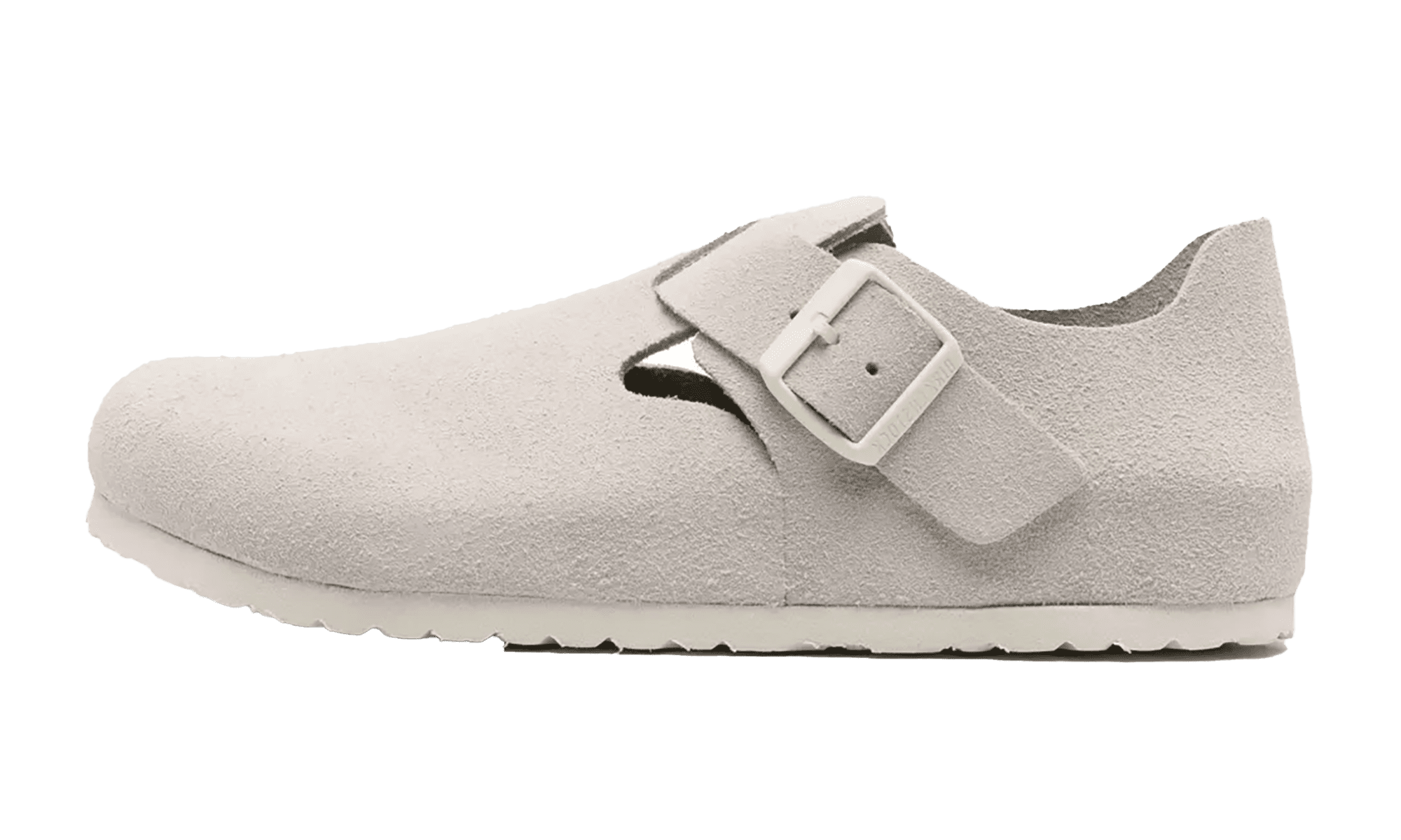 BIRKENSTOCK MENS London Suede Leather "Antique White" 1024573 1024573 from Stadium Goods