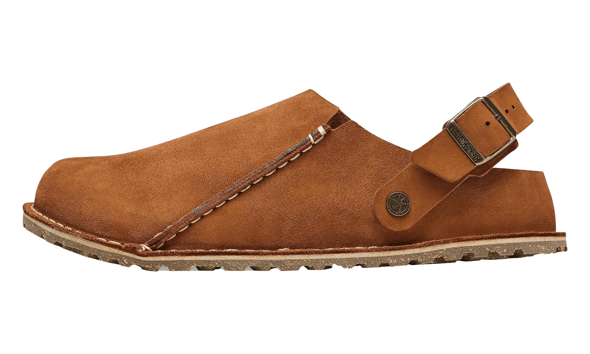 BIRKENSTOCK MENS Lutry Premium Suede Leather "Mink" 1025335 1025335 from Stadium Goods