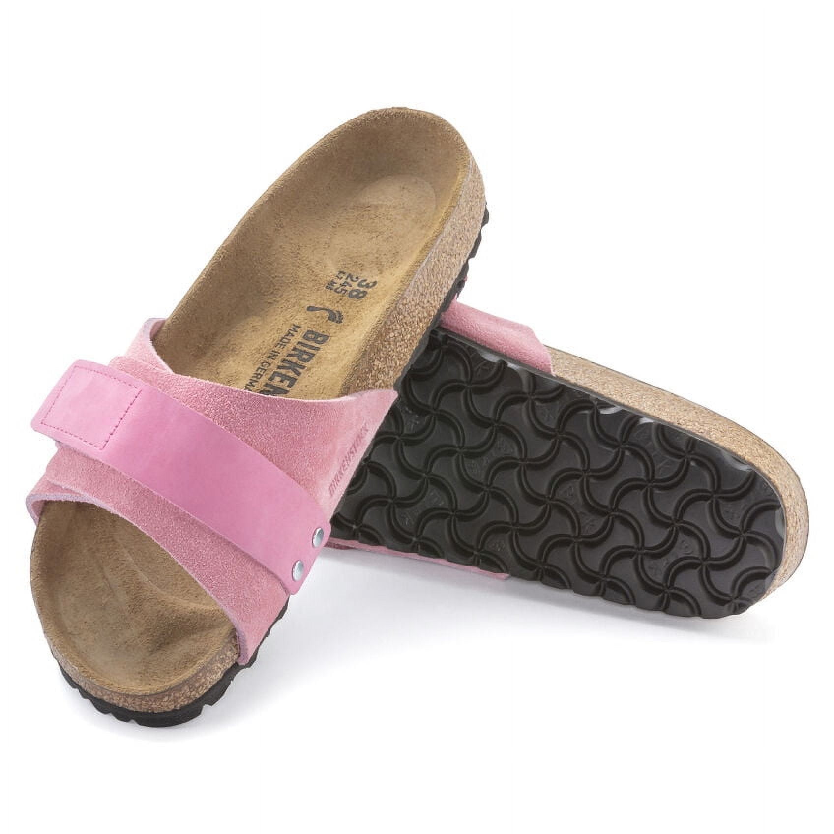 BIRKENSTOCK Oita - Slim and Feminine Comfort with Suede and Nubuck Leather, Individually Adjustable Fastener, and Cork-Latex Footbed - Multiple Sizes & Colors