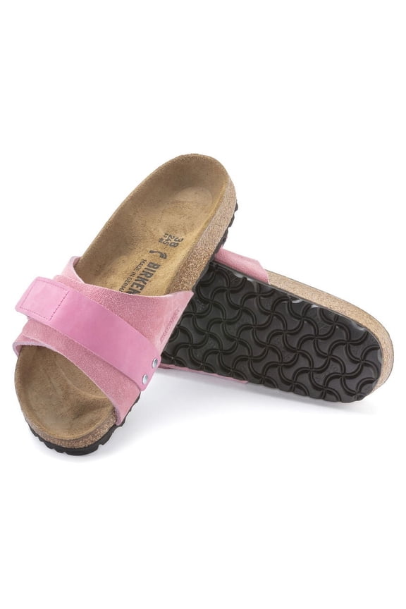 Oita - Slim and Feminine Comfort with Suede and Nubuck Leather, Individually Adjustable Fastener, and Cork-Latex Footbed - Multiple Sizes & Colors